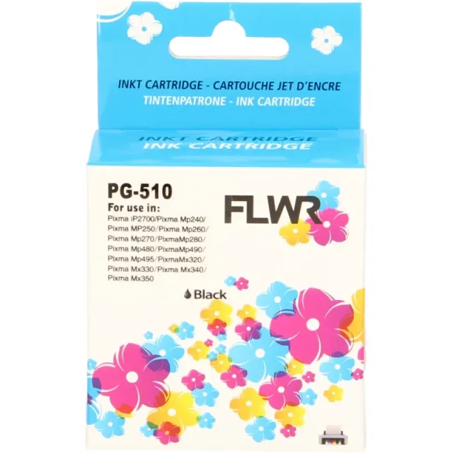 FLWR Canon PG-510 zwart (Huismerk (remanufactured))