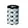 Zebra 3400 / 03400BK04045 wax/hars ribbon 40mm x 450m 6 stuks (origineel) Zwart