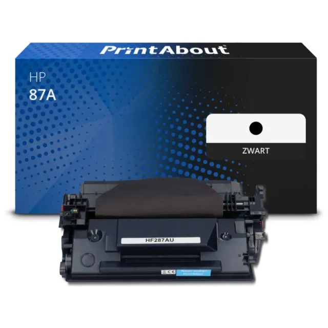 PrintAbout huismerk Toner 87A (CF287A) Zwart Geschikt voor HP