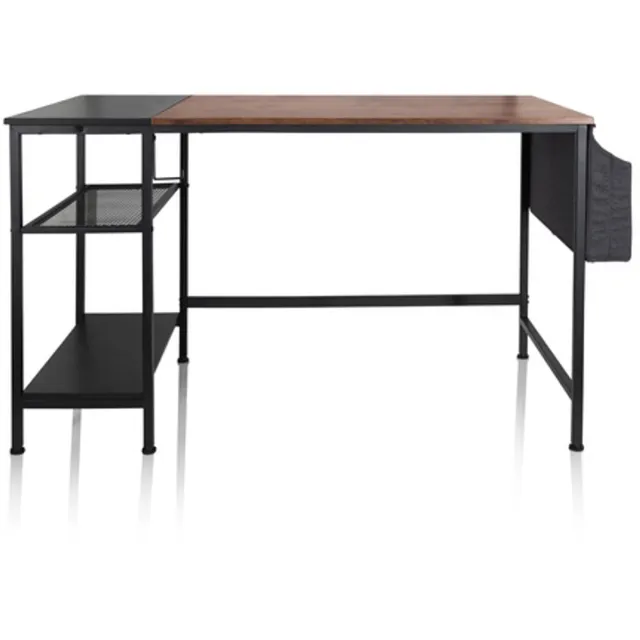 hjh office Bureau WORKSPACE H I 120 x 60 cm zwart/bruin hjh OFFICE