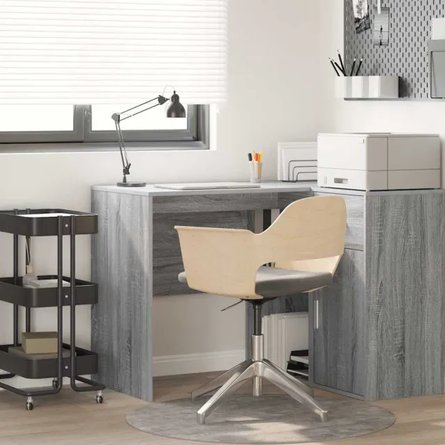 vidaXL Bureau Grijs Sonoma 102 x 50 x 75 cm Bewerkt hout, foto 2