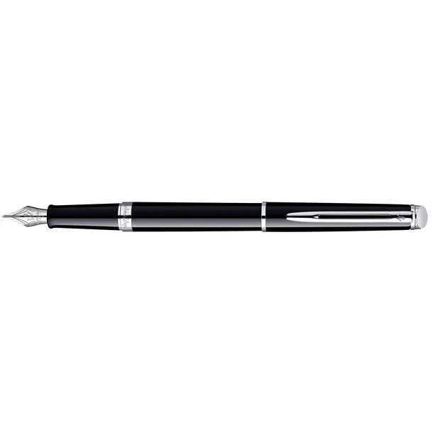 Waterman Vulpen Waterman Hémisphère black lacquer CT medium