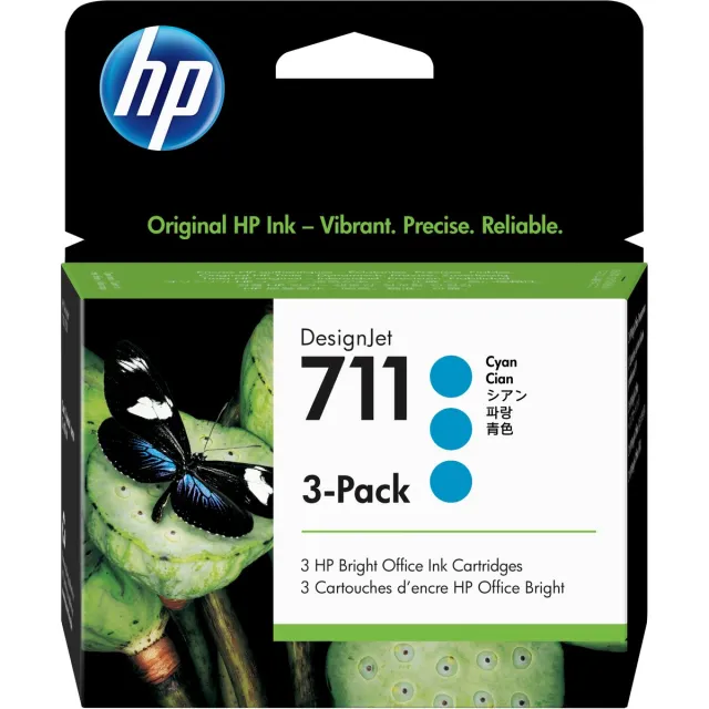 HP Original Ink Cartridge HP 711 Cyan Cyaan