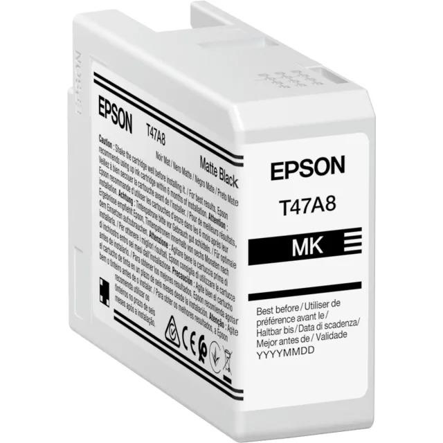 Epson Original Ink Cartridge Epson C13T47A800 Black Mat Zwart