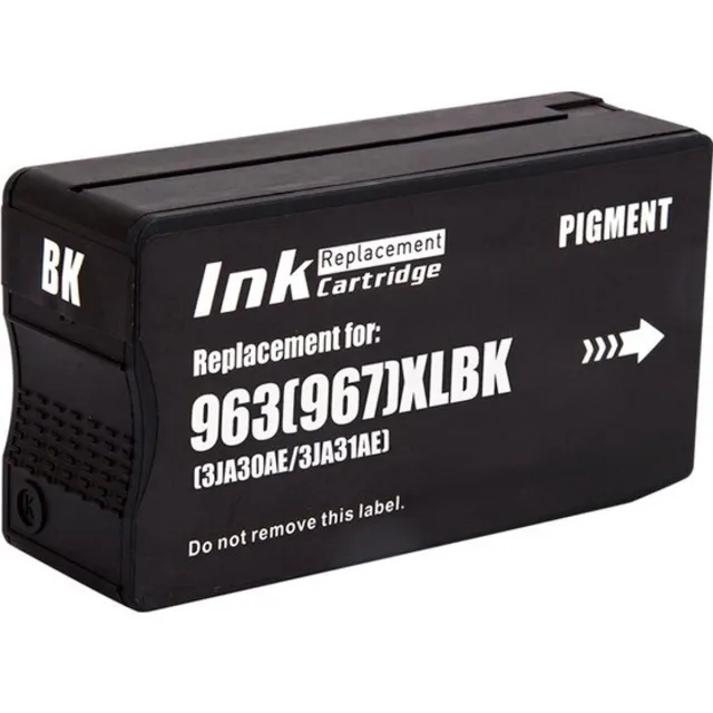 Inktkenners Inktcartridge Geschikt voor HP 963XL | 1x Zwart Geschikt voor HP OfficeJet Pro Series 9010 - 9012 - 9014 - 9015 - 9016 - 9018 - 9019 - 9020 - 9022 - 9025 - 9026 - 9028