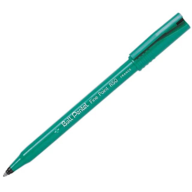 Pentel Rollerpen Pentel R50 medium zwart