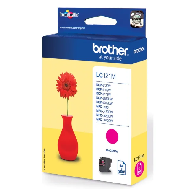 Brother LC-121M inktcartridge magenta