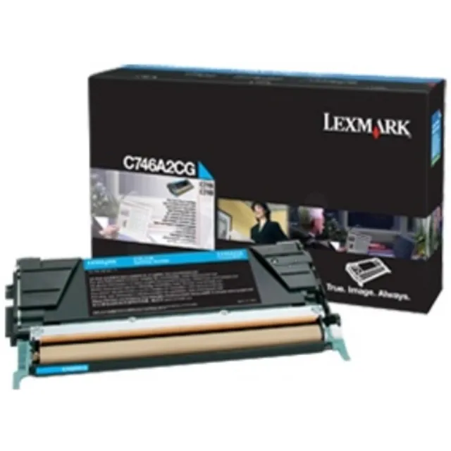Lexmark C746, C748 tonercartridge cyaan 7.000 pagina's corporate