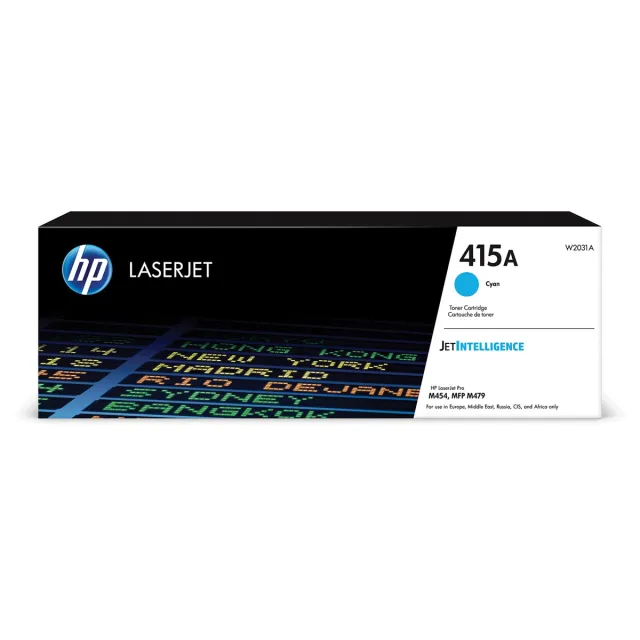 Hp toner 415A, 2.100 pagina's, OEM W2031A, cyaan