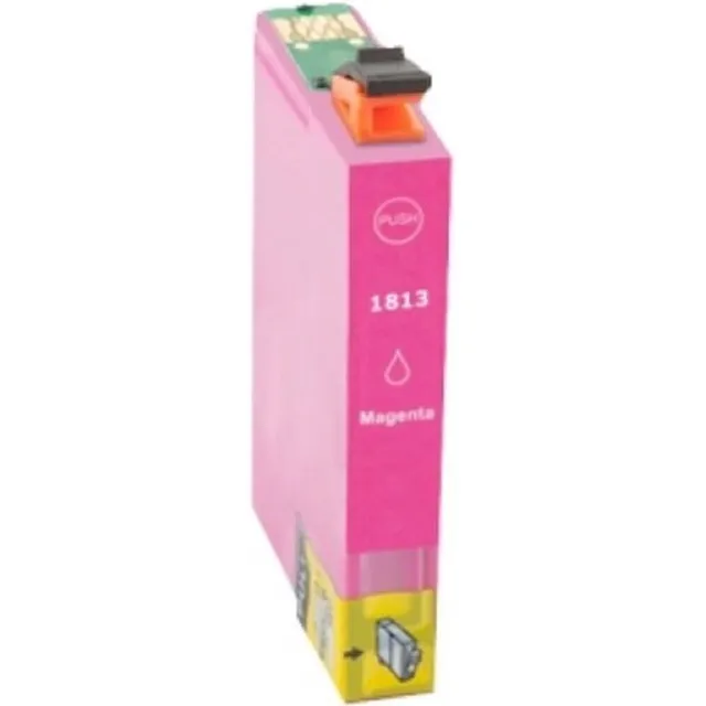 Inktkeuze Epson 18 (T1803) Magenta Huismerk Inkt Cartridge | Compatible met Epson Expression Home XP102, XP202, XP205, XP212, XP215, XP225, XP30, XP302, XP305, XP312, XP315, XP322, XP325, XP402, XP405(WH), XP412, XP415, XP422