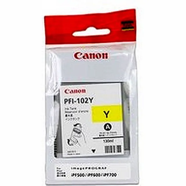 Canon PFI-102Y - Inktcartridge Geel