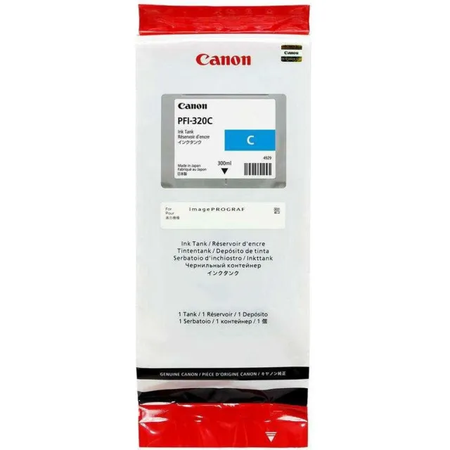 Canon inktcartridge PFI-320, 300 ml, OEM 2891C001, cyaan