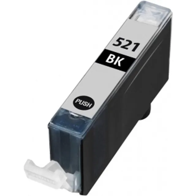 Inktkeuze CLI-521 Zwart - Huismerk inktcartridge compatible met Canon iP3600 / Canon iP4600 / Canon MP540 / Canon MP550 / Canon MP560 / Canon MP620 / Canon MP630 / Canon MP640 / Canon MP980 / Canon MP990 / Canon MX860 / Canon PIXMA iP3600 / Canon PIXMA iP4600