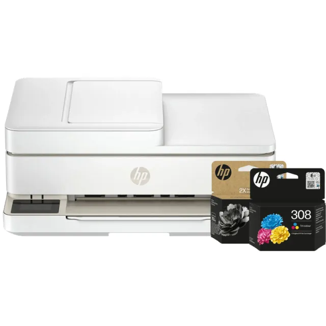 Hp ENVY 6520e + 1 extra zwarte XL + 1 kleuren cartridge