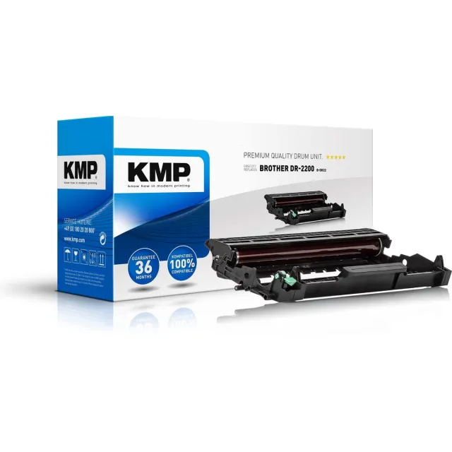 KMP Drum unit vervangt Brother DR-2200, DR2200 Compatibel Zwart 12000 bladzijden B-DR22