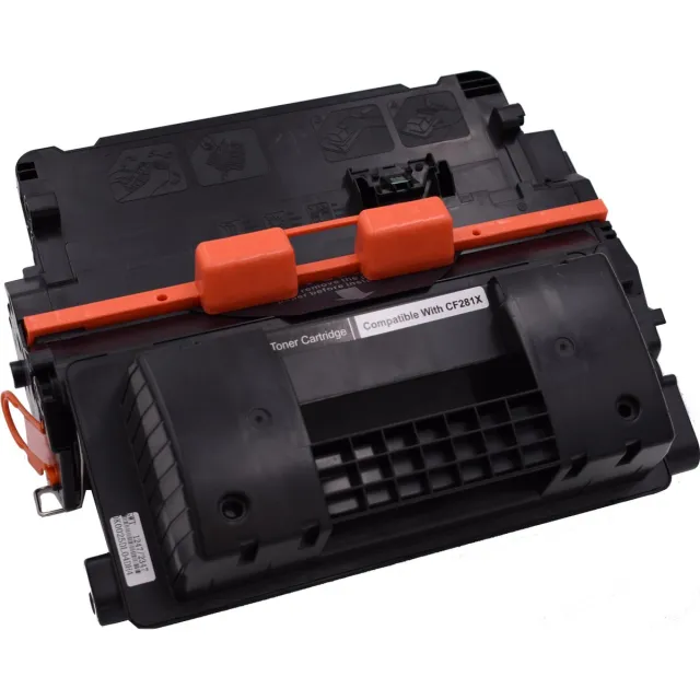 KATRIZ huismerk toner CF281X(HP81X) Zwart | 25 000 afdrukken| Geschikt voor HP LaserJet Enterprise M604dn/ M604n/ M605dn/ M605n/ M605x/ M606dn/ M606x/ M630/ M630dn/ M630f/ M630h/ M630z