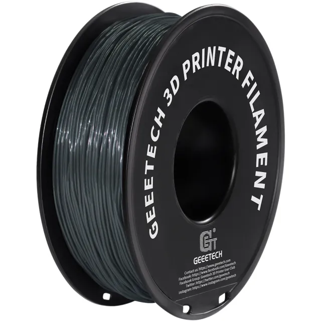 Geeetech TPU 95A - 3D Printer Filament - 1,75 mm - 1 kg - Transparant Zilver