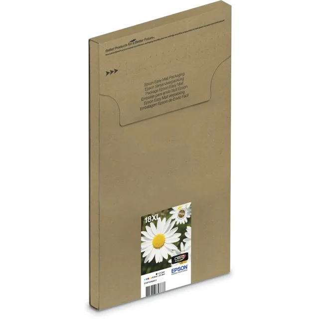 Epson Daisy 18XL Madeliefje Claria Home multipack vierkleuren EasyMail-inkt Zwart;Cyaan;Magenta;Geel