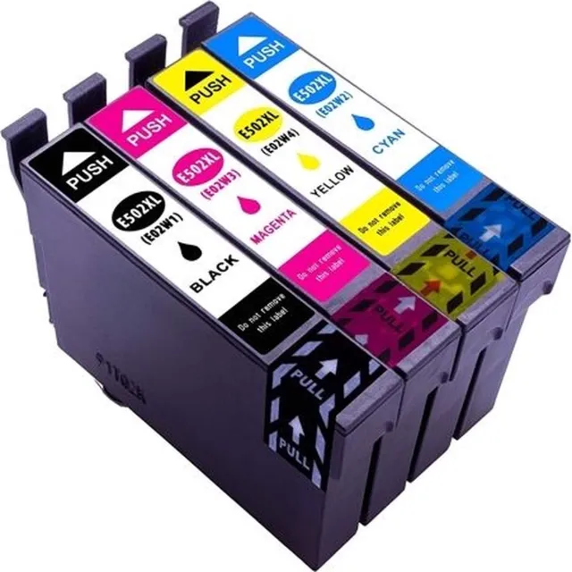 Ipexnl geschikt voor Epson inktcartridges voor Epson 502XL, Epson 502 XL, Epson 502 multipack van 4 kleuren geschikt voor o.a. printers Epson Expression Home XP-5100 , XP-5105, Epson WorkForce WF-2860 DWF , WF-2865 DWF Multi pack