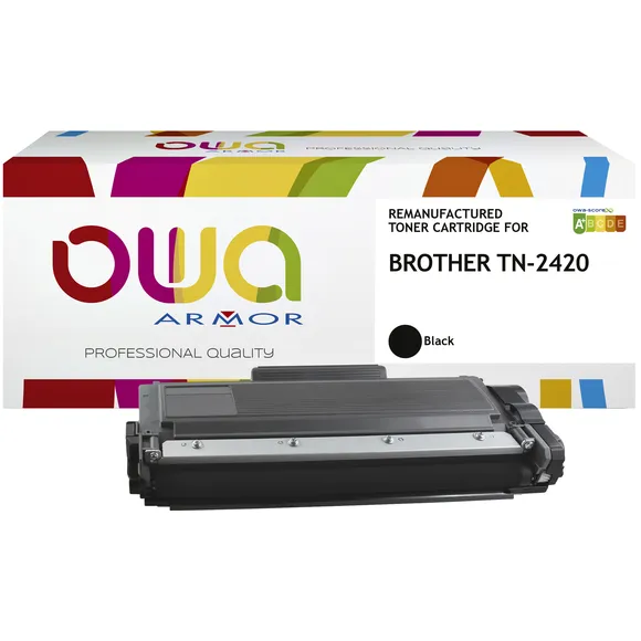 OWA Toner OWA alternatief tbv Brother TN-2420BK zwart