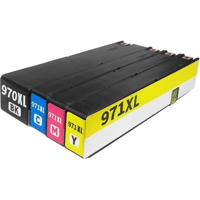 Inktkenners Inktcartridges Geschikt voor HP 970/971 | Multipack van 4 stuks Geschikt voor HP OfficeJet Pro X476DW - X476DN - X576DW - X451DW - X551DW zwart, cyaan, magenta, geel