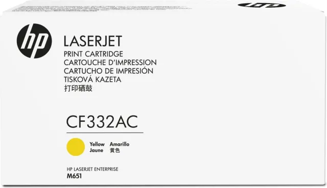 HP toner 654A geel CF332AC Origineel1 stuk(s)