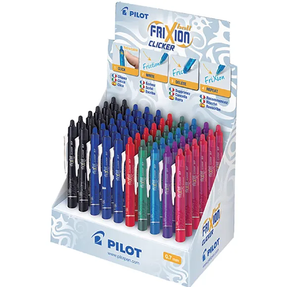 Pilot Rollerpen PILOT friXion clicker medium assorti