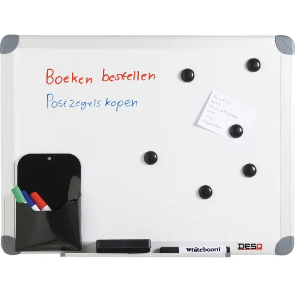 Desq Whiteboard Desq 450x600mm in kunststof draagtas