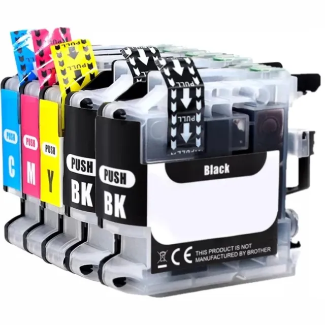 InktDL Huismerk geschikt voor Brother LC-123 XL inktcartridges + Extra Zwart - DCP/MFC - J552DW - J4110DW - J4410DW - J4610DW - J6720DW - J6920DW Multipack + Extra Zwart