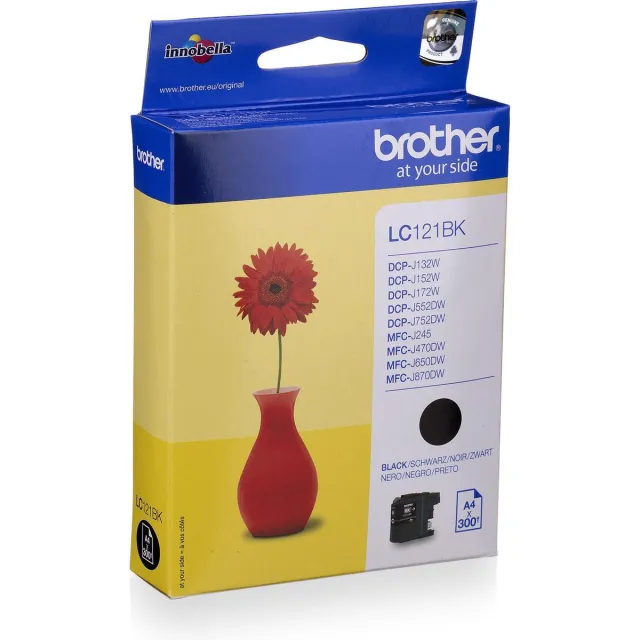 Brother LC-121BK - Inktcartridge / Zwart