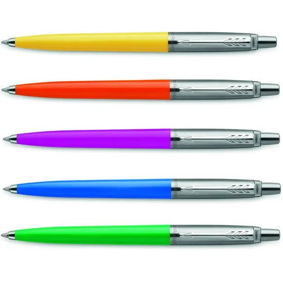 Parker Balpen Parker Jotter Original CT M transitbox 20 assortikleuren