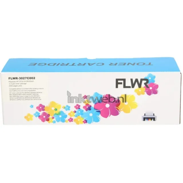FLWR Canon 054H cyaan (Huismerk (compatible))