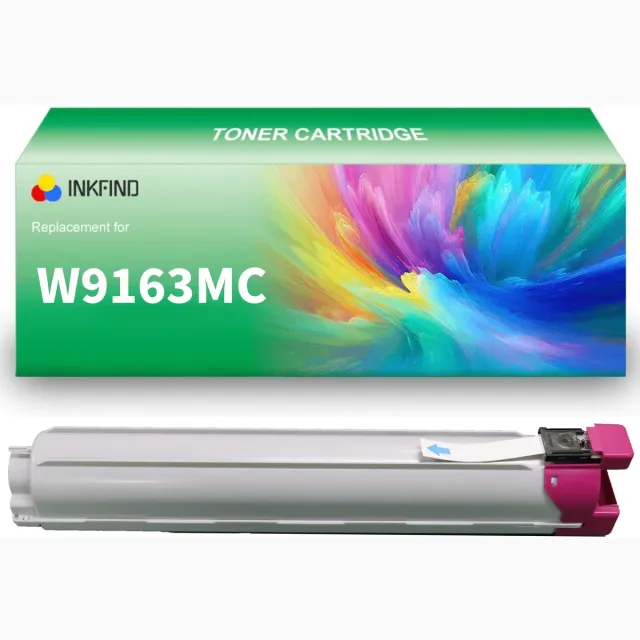 INKFIND W9163MC Magenta tonercartridge compatibel met HP W9163MC Magenta geschikt voor HP Color LaserJet MFP E87740dn/E87750dn/E87760dn/E87770dn - 1-pack Magenta Magenta x 1