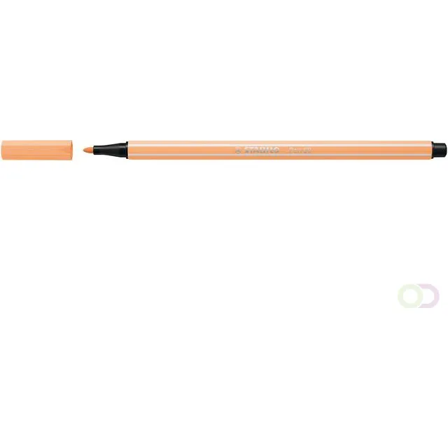 Stabilo Viltstift STABILO Pen 68/25 medium pastel oranje