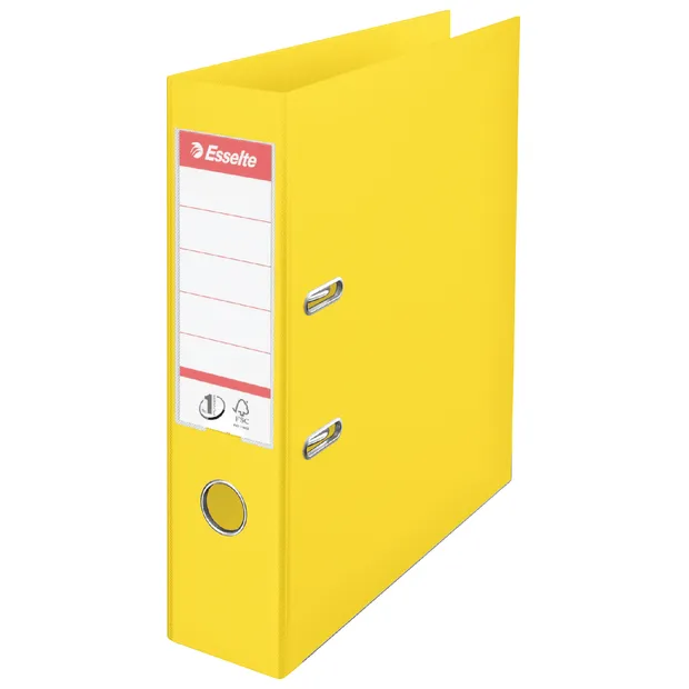 Esselte Ordner Esselte No.1 Power VIVIDA 75mm 30% gerecycled PP folie geel