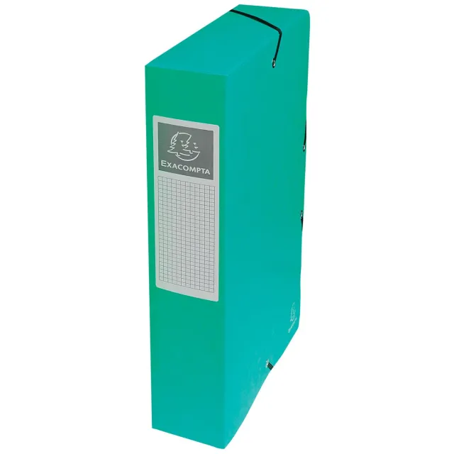 Exacompta elastobox Exabox groen, rug van 6 cm