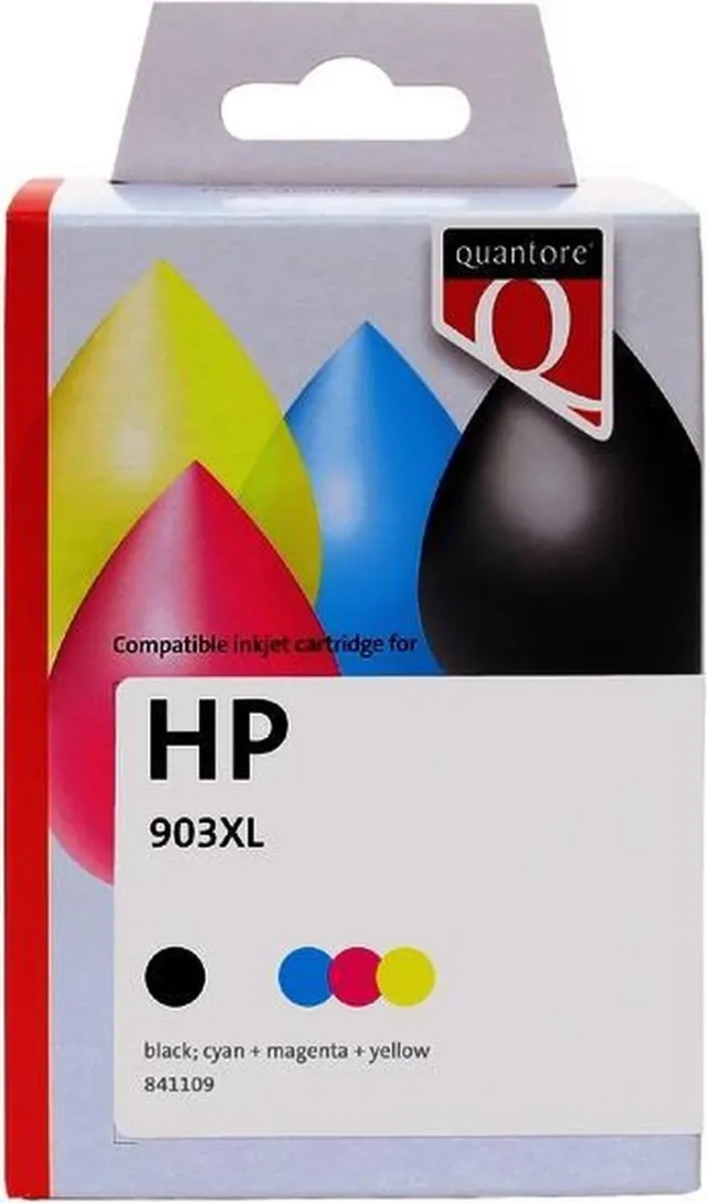 Quantore Inktcartridge quantore hp 3h251cn 903xl hc zw+3kl | Blister a 4 stuk onbekend