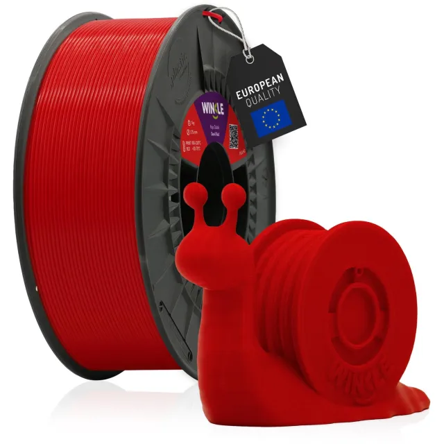 Winkle PLA HD 3D Filament - Filament voor 3D printer - Hoge Nauwkeurigheid - Rood - Ø 1,75 mm - 1 kg