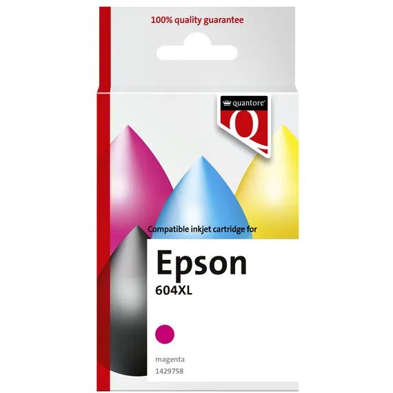 Quantore Inktcartridge Quantore alternatief tbv Epson 604XL T10H34 rood