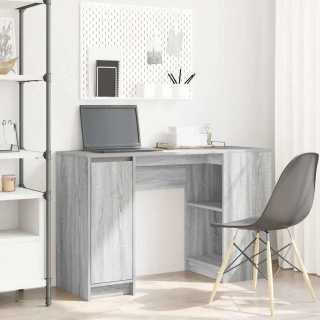 vidaXL Bureau 120x42x76 cm spaanplaat grijs sonoma, foto 2