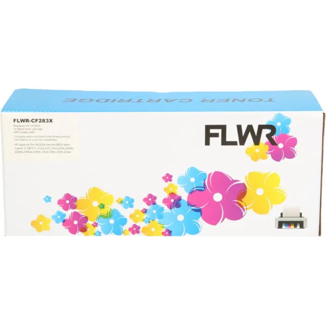 FLWR Toner / 83X / Zwart - Geschikt voor HP