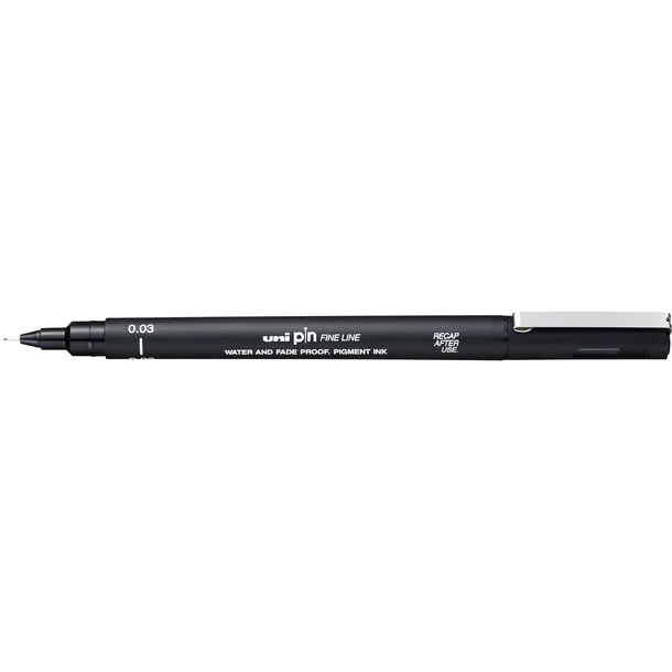 Uni-ball Fineliner Uni-ball Pin 0.03mm zwart