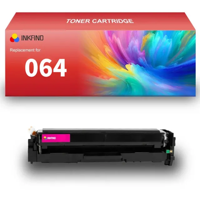 INKFIND 064 Magenta tonercartridge (5000 pages) compatibel met Canon 064 064H Magenta geschikt voor Canon i-SENSYS LBP722Cdw,MF832Cdw - 1-pack Magenta Magenta x 1