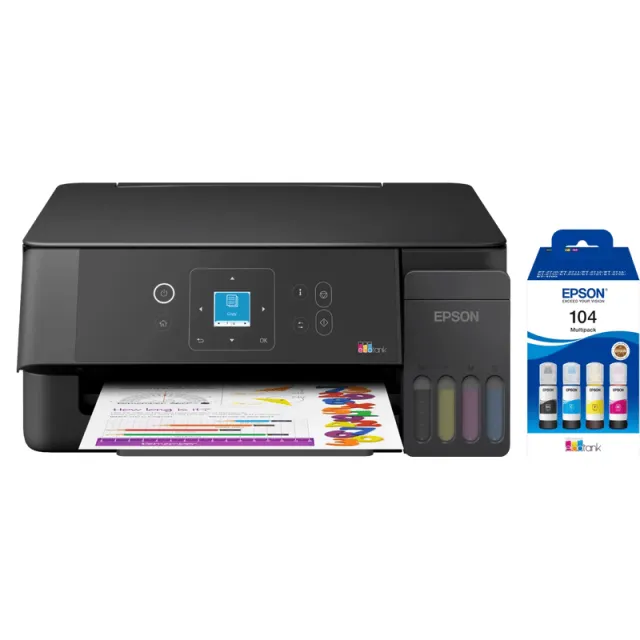 Epson EcoTank ET-2920 + 1 set extra inktflesjes