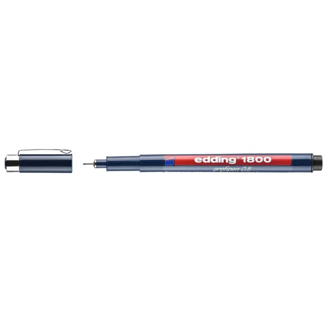 Edding Fineliner edding 1800 0.5mm zwart