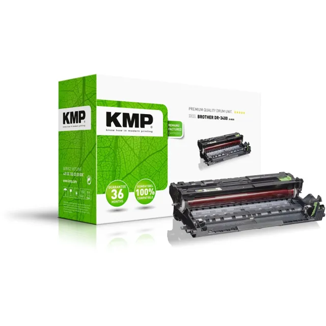 KMP Trommel vervangt Brother DR-3400 52000 bladzijden B-DR28 Zwart