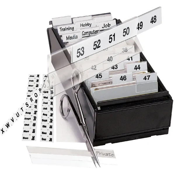 Djois Indextabs Djois 10x150mm zelfklevend aanpasbaar permanent wit 5 stuks