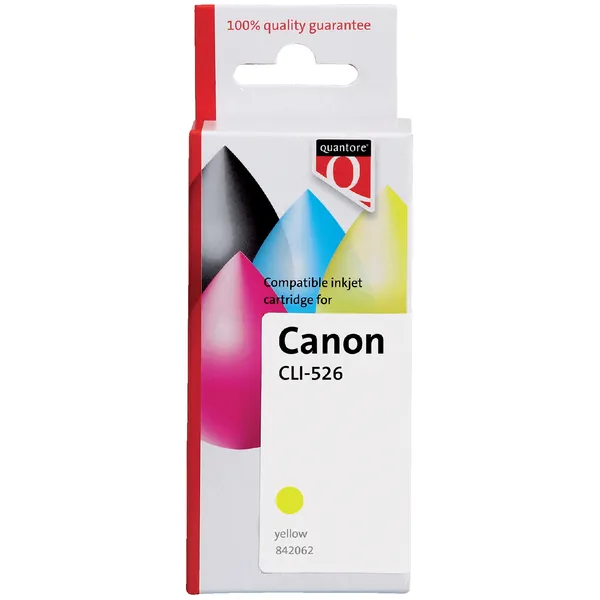 Quantore Inktcartridge Quantore alternatief tbv Canon CLI-526 geel