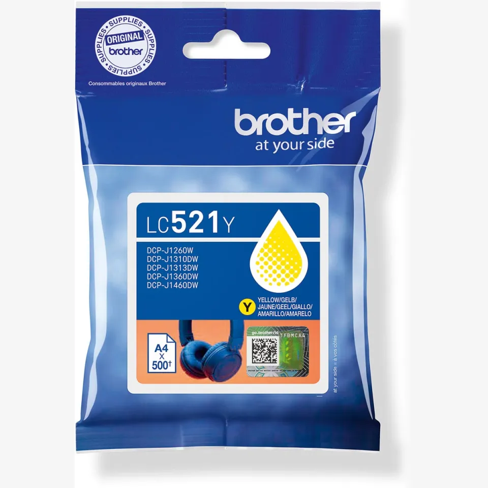 Brother LC-521M Inktcartridge Magenta, foto 2