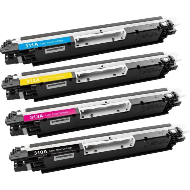 InktDL Huismerk geschikt voor HP 126A Toners - 4 Cartridges - Geschikt voor Color LaserJet Pro CP1025 - CP1025NW - M175A - 175NW - M275 Multipack 4 Toner cartridges